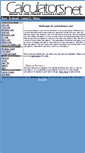 Mobile Screenshot of calculators.net